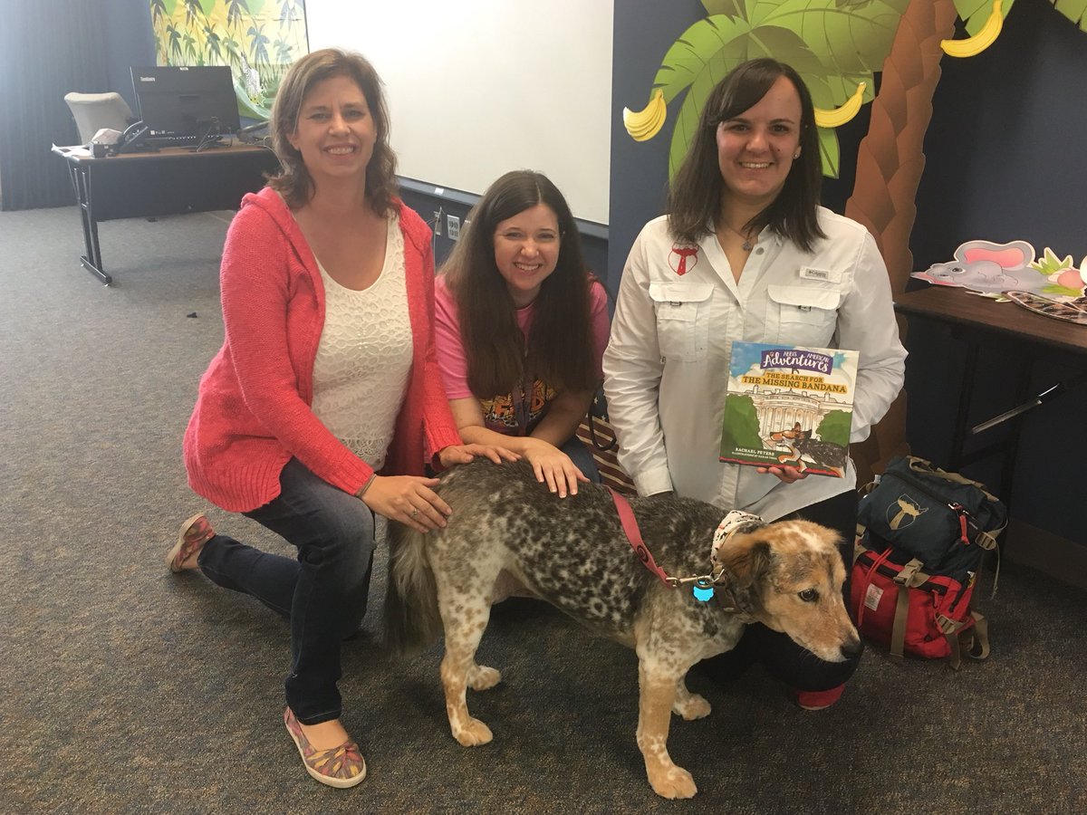 TheWritePath_WE's tweet photo. Thank you Rachael Peters and Abbi for coming to @WEinKaty to teach us how you wrote a book about your adventures! @KatyISDEdFound https://t.co/Eh7NmaN2mT