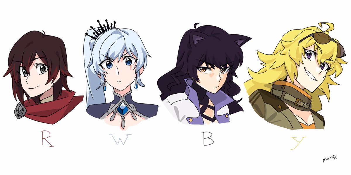 MikkuSushi's tweet photo. just trying something #RWBY #fanart #roosterteeth https://t.co/NWWwLO8yL4