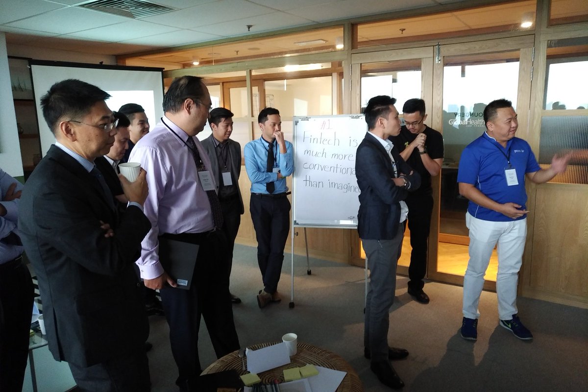 JohanMerican's tweet photo. #tn50 @BNM_official #brainhackathon fintech debate between 4 likely future scenarios of Finance, like Plugged in where fintech fronts banks https://t.co/gpv3DvK6M7