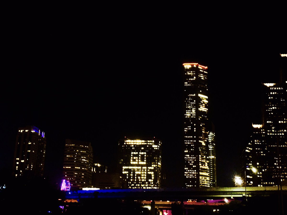 Downtown is lit!
