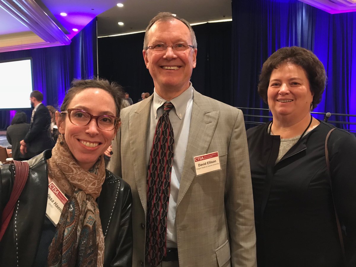 dhekidney's tweet photo. The #OCTRI leaders congratulate Melissa Haendel on her presentation of CD2H at CTSA program meeting! https://t.co/M0gQVIo7vN