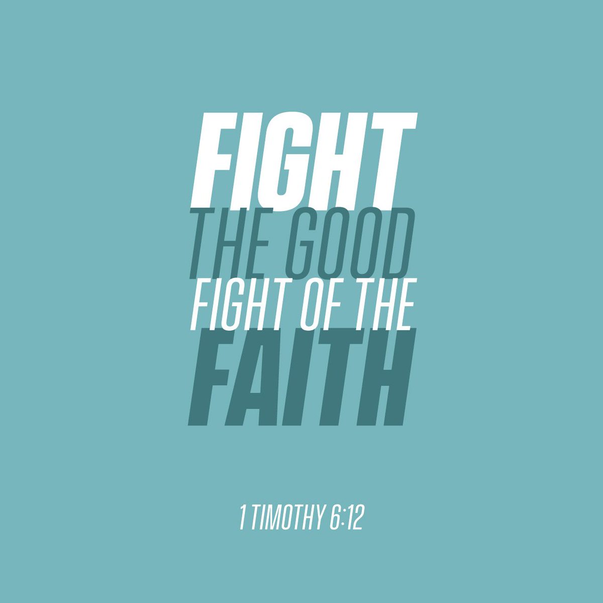 RevIsaiah's tweet photo. Friday's Feeling 4 Faith-10/27:
All our fights should be done with faith. #FaithFighting. #1Tim6v12. https://t.co/7mnaXuk4AI