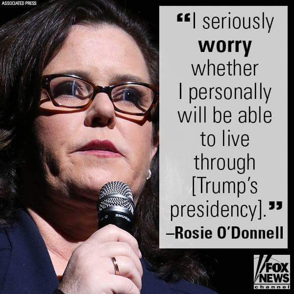 Richard05418454's tweet photo. In a new interview, Rosie O'Donnell said she fears that she cannot endure President Donald J. Trump's time in office. #LOCKPORTNEWS https://t.co/kxP6EBeQ4K