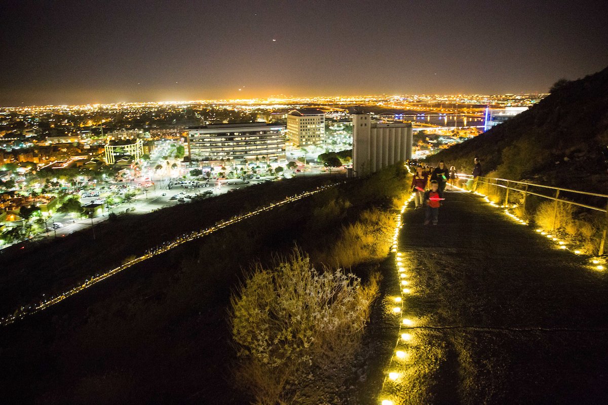 ASU's tweet photo. 100 YEARS TOMORROW 🕯 

#ASUHomecoming https://t.co/Z7uNc3zSCF