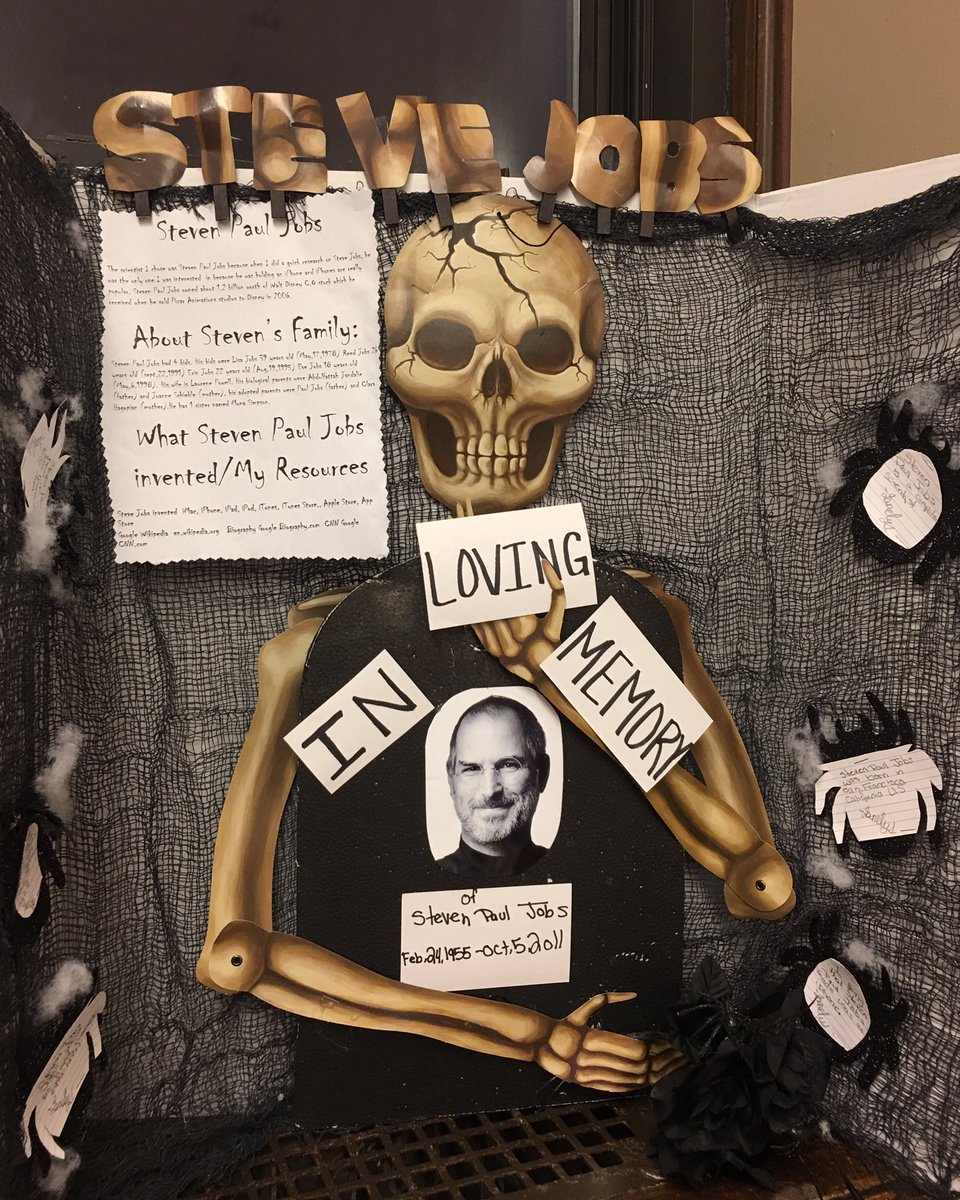 Mrs_ATobias's tweet image. Enter if you dare to #MarvinCamras&apos; #SpookySTEMNight @cpsSTEM  @ChiPubSchools @MSUrbanStem. See the Ghosts of Scientists Past like SteveJobs