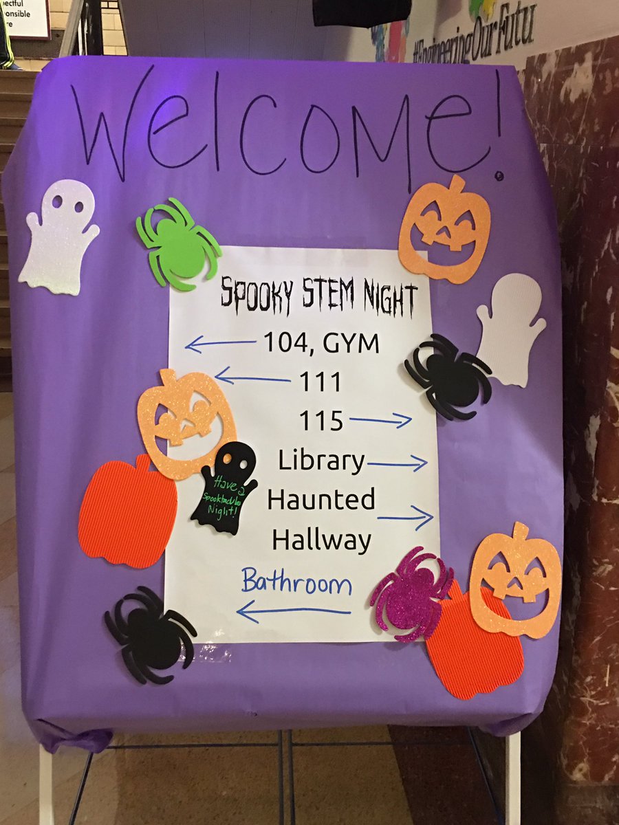 Mrs_ATobias's tweet image. Enter if you dare to #MarvinCamras&apos; #SpookySTEMNight @cpsSTEM  @ChiPubSchools @MSUrbanStem. See the Ghosts of Scientists Past like SteveJobs