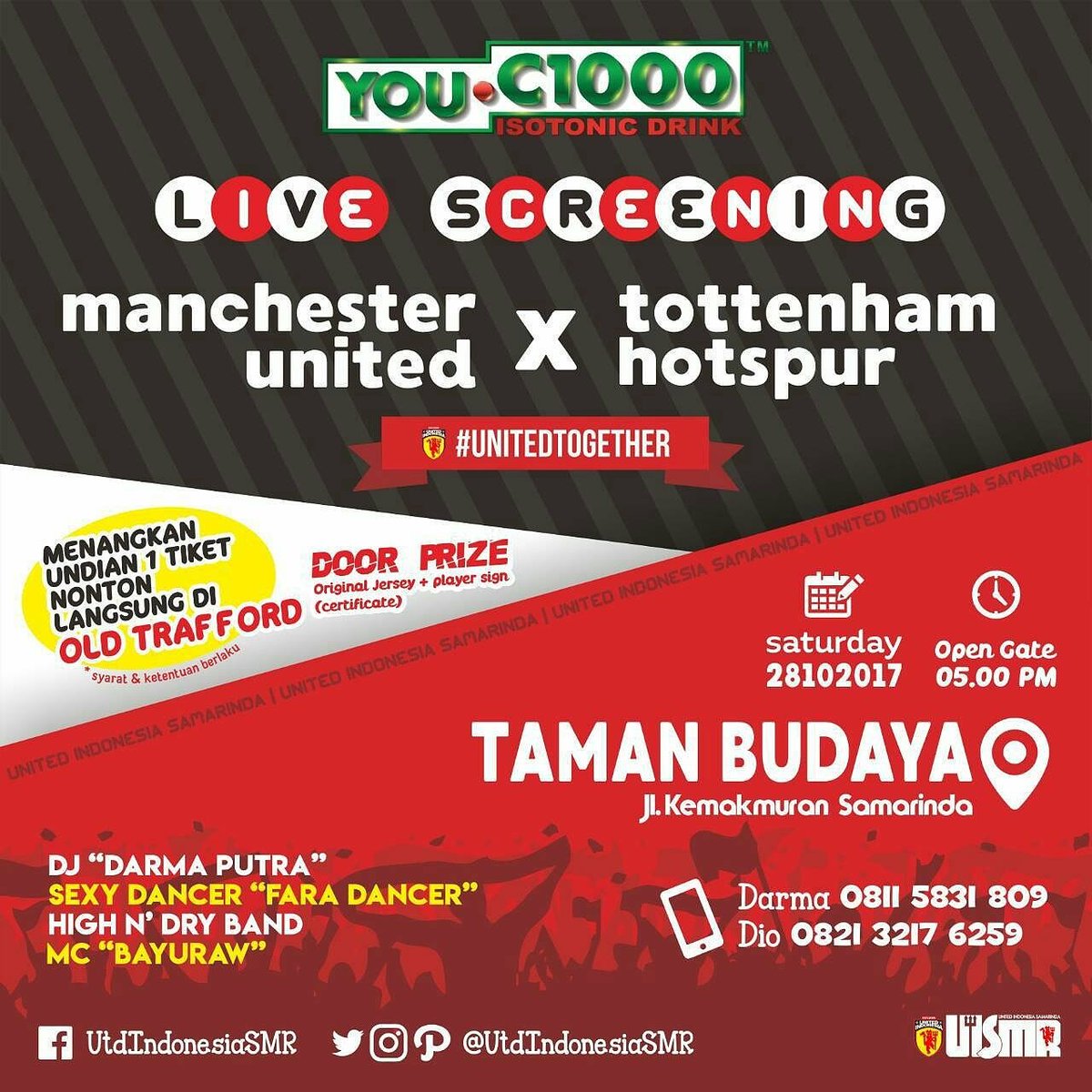 dhika_MUFC's tweet photo. H-1 Woooiiii

#WEAREUNITEDID
#YOUC1000ISOTONIC
#UNITEDINDONESIA https://t.co/YcVxlHKLeW