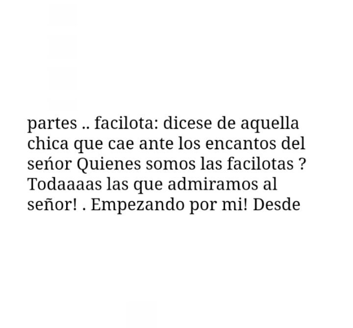 AnneSodi's tweet photo. A las personas que aún no saben lo que es una "Facilota" nuestra mama facilota mayor @anabrendac explica su significa! #ReadItCarefully 😉 https://t.co/iMpFKVJKWP