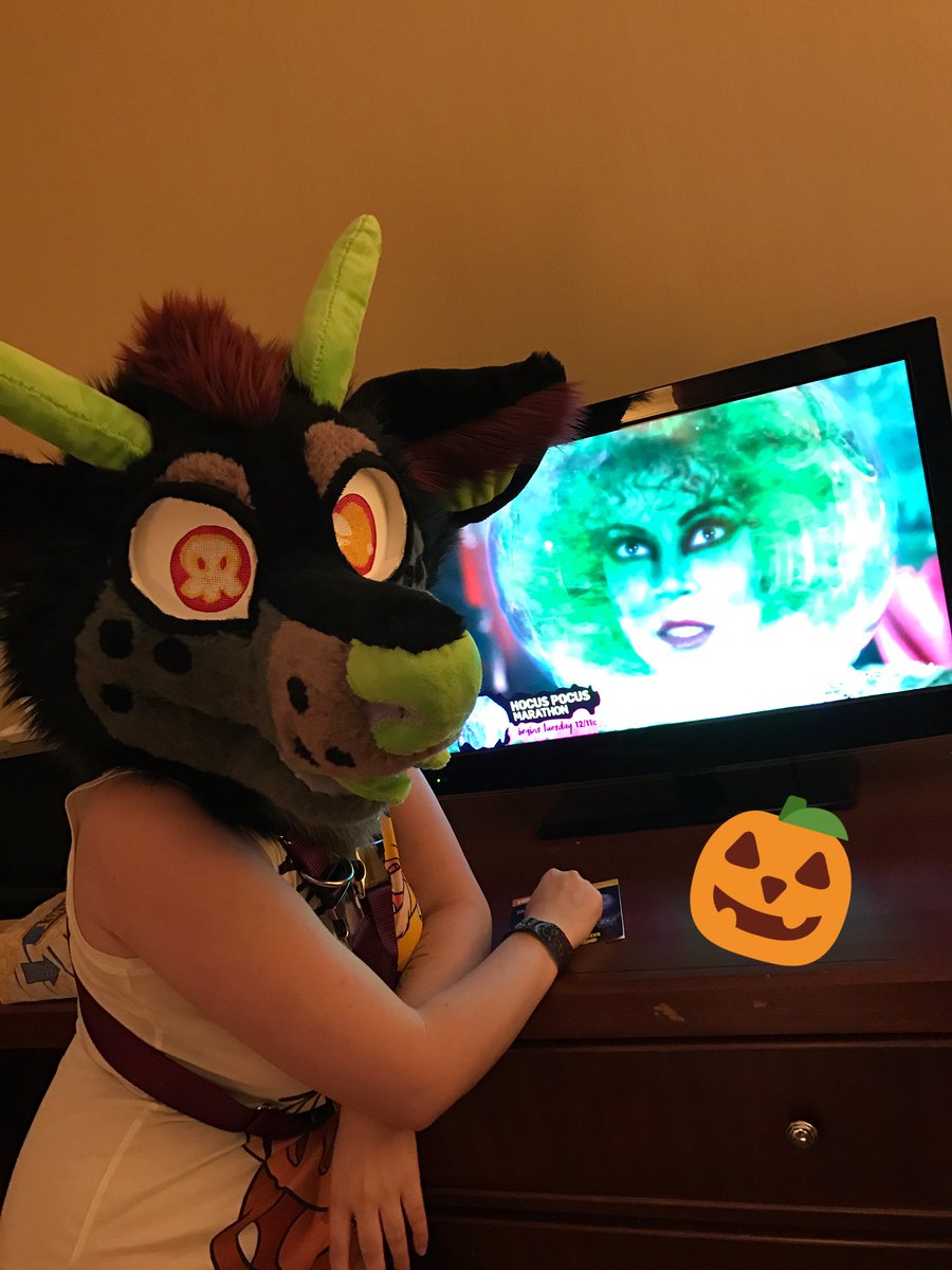 queerhyena's tweet photo. this monster boy is enjoying @13Nights 😈🎃
#FP17 https://t.co/P4kly3Q5EX