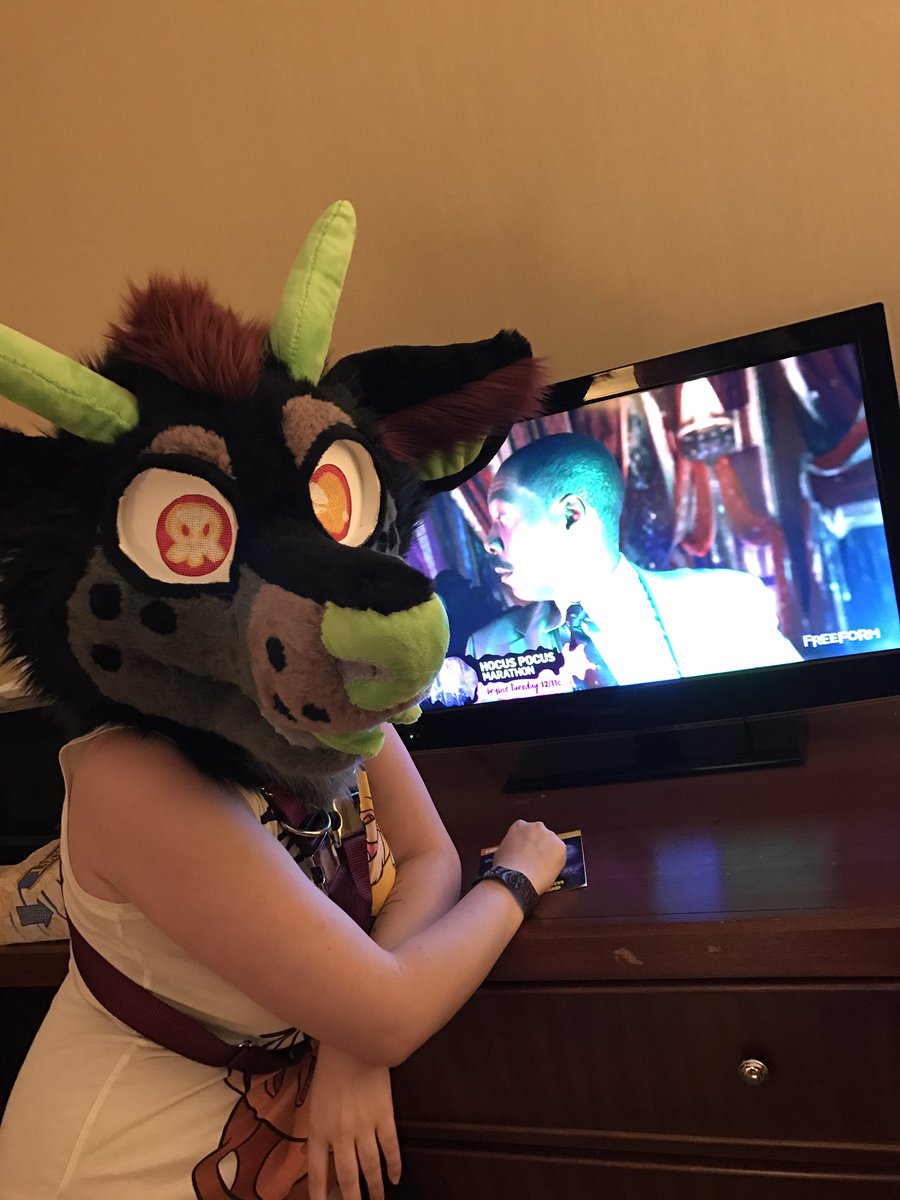 queerhyena's tweet photo. this monster boy is enjoying @13Nights 😈🎃
#FP17 https://t.co/P4kly3Q5EX