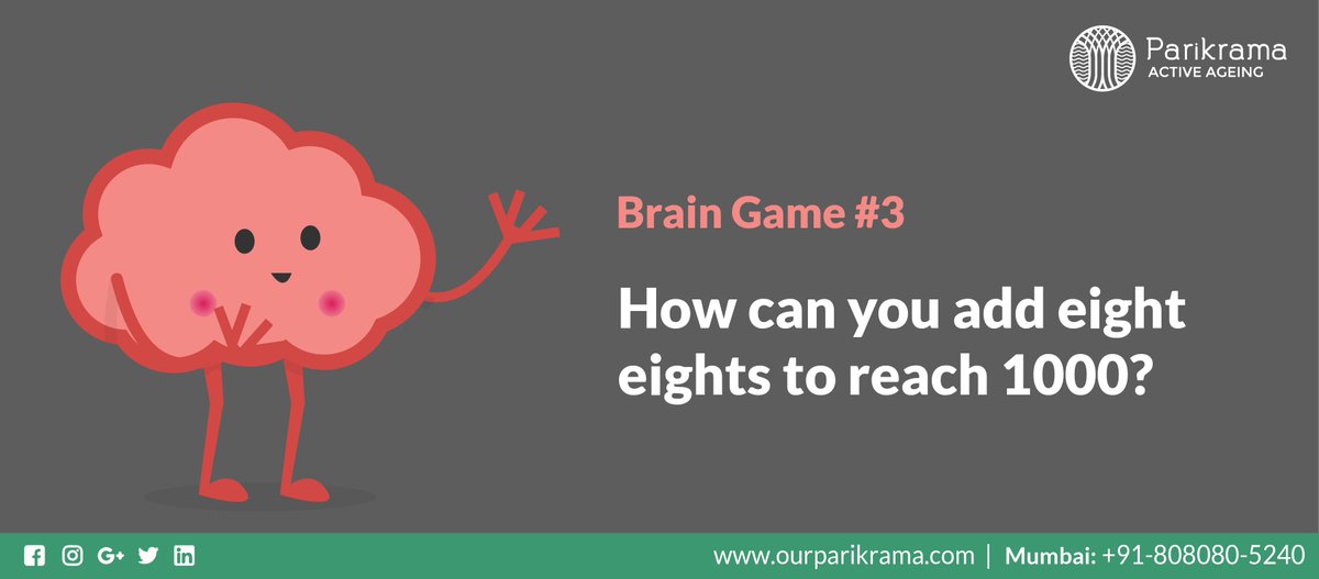 OurParikrama's tweet photo. #Exercise Your #Mathematical Ability! 
#ParikramaActiveAgeing #ActiveAgeing #Seniors #Learning https://t.co/t7ZTaTNjtZ