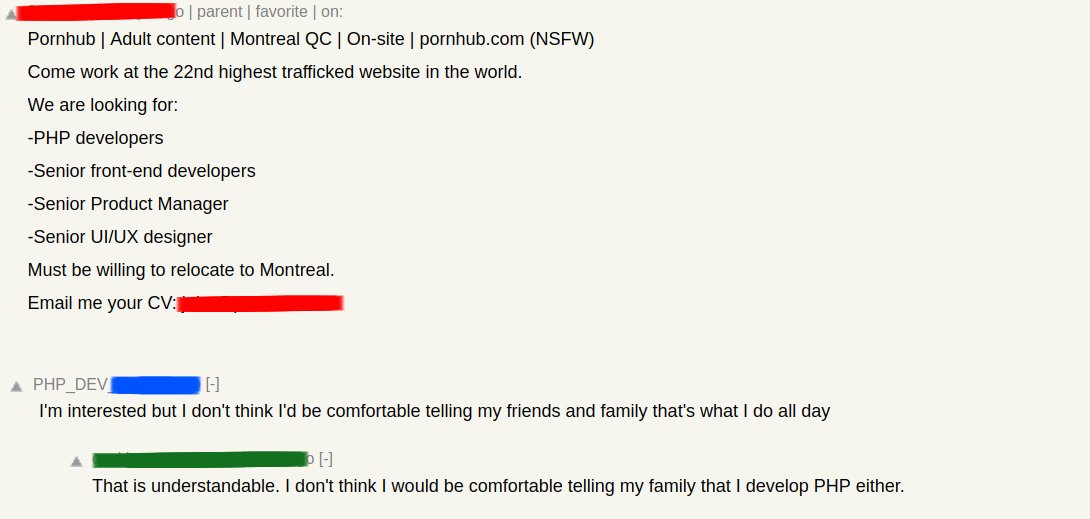 nixcraft's tweet photo. Working at porn hub ... lmao https://t.co/bbeEvgpvsC