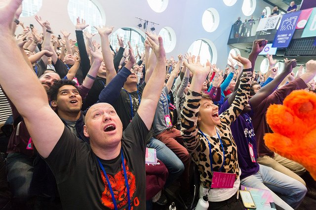 mozillafestival's tweet photo. #MozFest is SOLD OUT and no tickets will be sold at the door. We can't wait to pack the house at @RavensbourneUK this weekend! https://t.co/mnXmr7zWZk