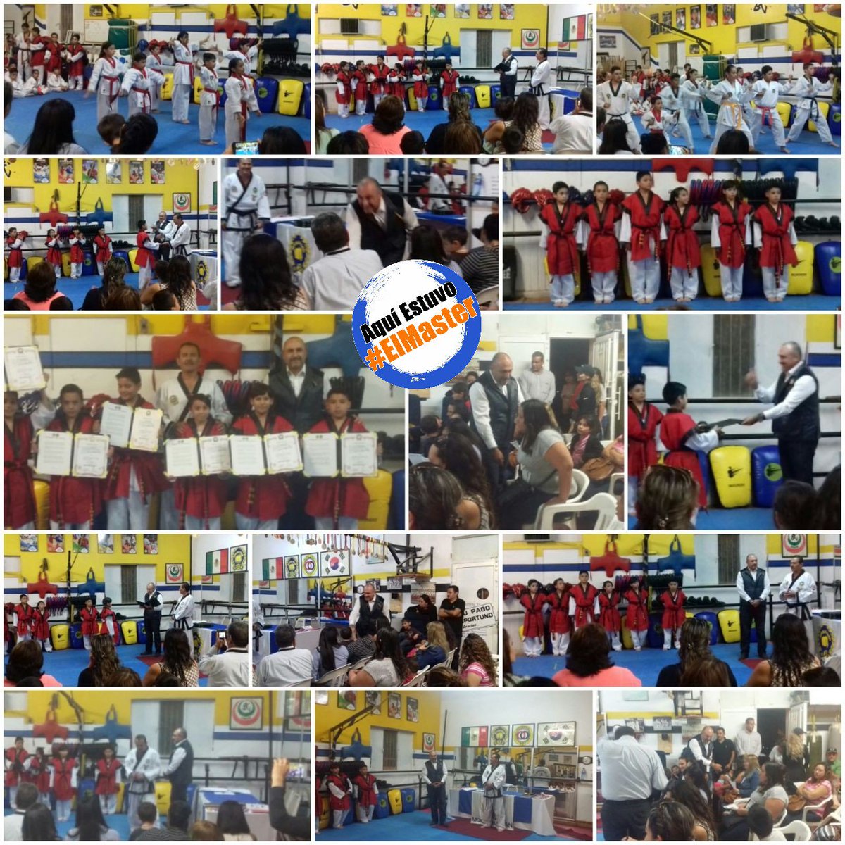 JavierDagnino's tweet photo. En la Certificación de los nuevos Cintas Negras de la Escuela Moo Duk Kwan #Cananea del Maestro Martín Monterde. Felicidades Papás!  #Sonora https://t.co/g7atKFUa6f