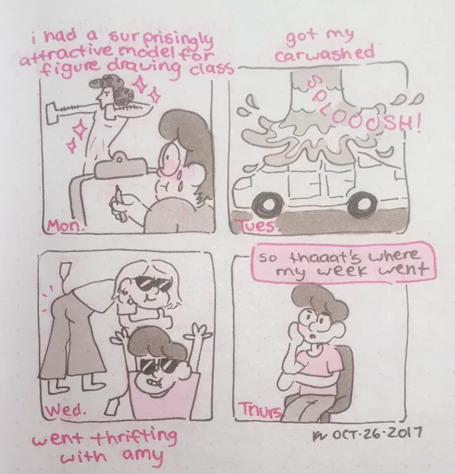 October 23rd-26th 2017 ( #inktober2017 ) 
