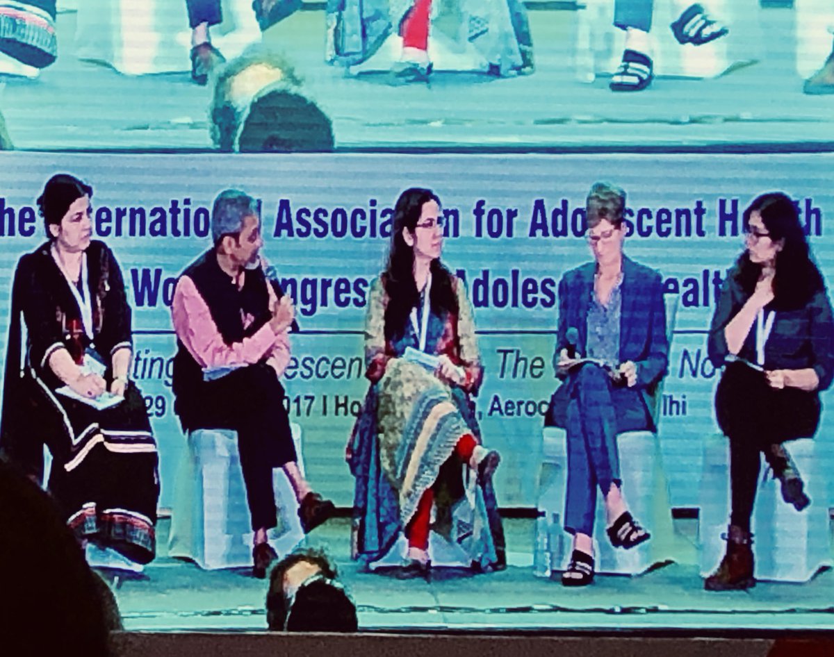 Gender roles &amp; social norms play a key role in adolescent health. Mental health affects all health. #IAAH2017  @suzp @Passages_Prject
