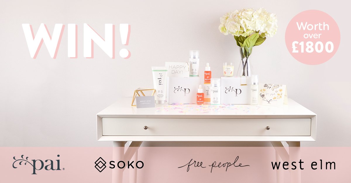 Pai Skincare London 🇬🇧 (@paiskincare) on Twitter photo We’ve teamed up with <a href="/FreePeople/">Free People</a>, <a href="/westelmUK/">west elm UK</a> & <a href="/Shop_Soko/">SOKO</a> to celebrate our 10th Birthday with the ultimate giveaway: paisk.in/bday We’ve teamed up with <a href="/FreePeople/">Free People</a>, <a href="/westelmUK/">west elm UK</a> & <a href="/Shop_Soko/">SOKO</a> to celebrate our 10th Birthday with the ultimate giveaway: paisk.in/bday