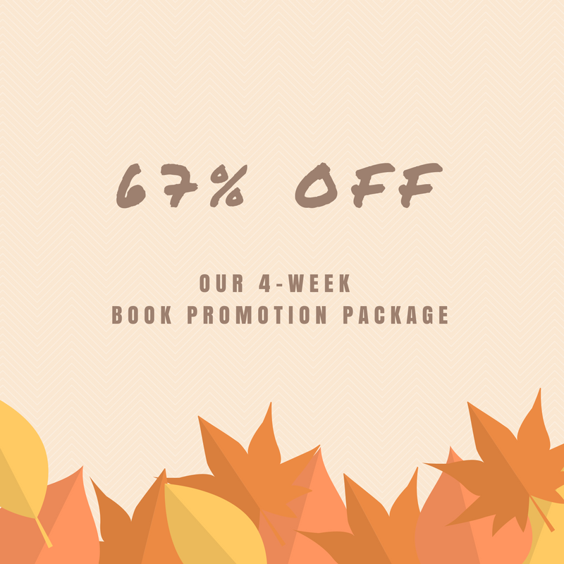 booksandthebear's tweet image. Autumn deal! Our 4-week intensive book promotion package is $99 (was $299)! Book now before places go! bit.ly/2jvTeUy
