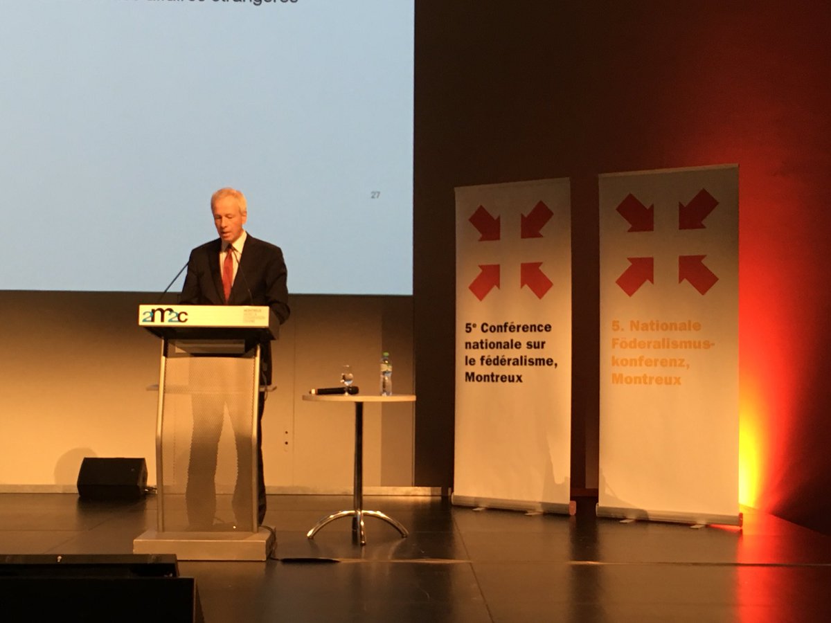 La Suisses sera-t-elle encore fédéraliste dans 50 ans? « En doutez-vous? » Stéphane Dion #CFED17