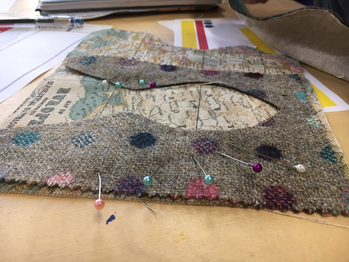 MakeShiftDND's tweet image. This morning is well underway! #CCMakeShiftDo #makeshiftdnd #etextiles @DJCAD