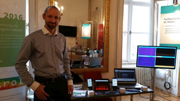FH St. Pölten – University of Applied Sciences (@fh_stpoelten) on Twitter photo Gestern beim Tag der offenen Tür im #BMWFW hat <a href="/m_zeppelzauer/">Matthias Zeppelzauer</a> gezeigt, wie man Handys am ungewollten Lauschen hindert. #fhstp Gestern beim Tag der offenen Tür im #BMWFW hat <a href="/m_zeppelzauer/">Matthias Zeppelzauer</a> gezeigt, wie man Handys am ungewollten Lauschen hindert. #fhstp