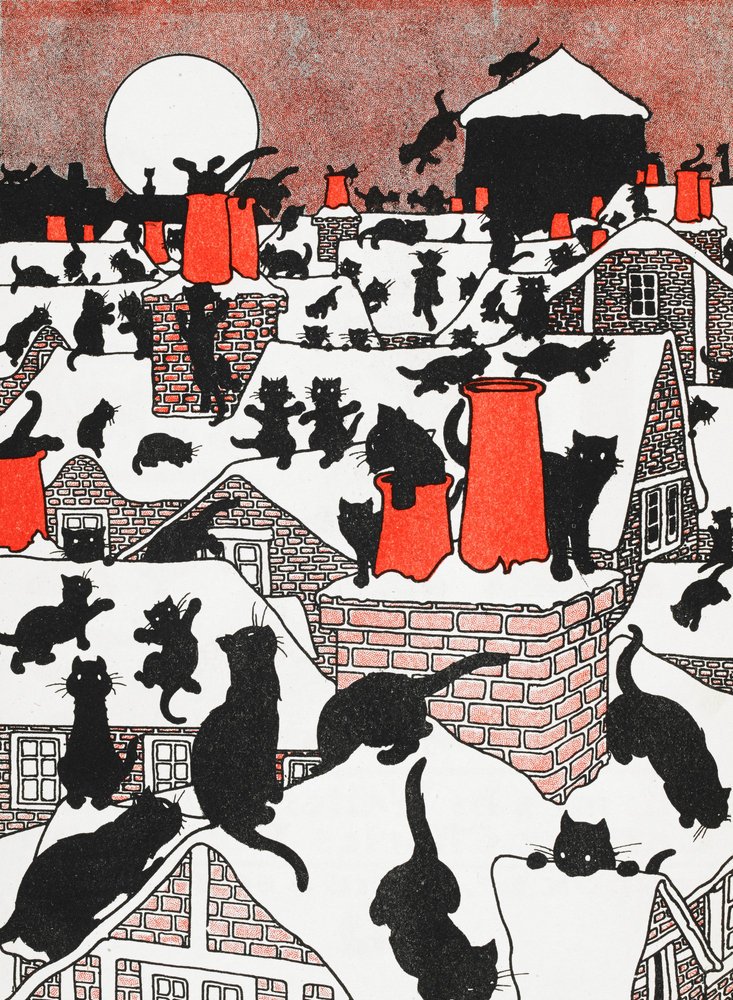 britishlibrary's tweet photo. Fur-get about getting anything done today – it’s #BlackCatDay. We might be scrolling through this hashtag all day. Pro-cat-stination galore! https://t.co/Q4y76jvJH0