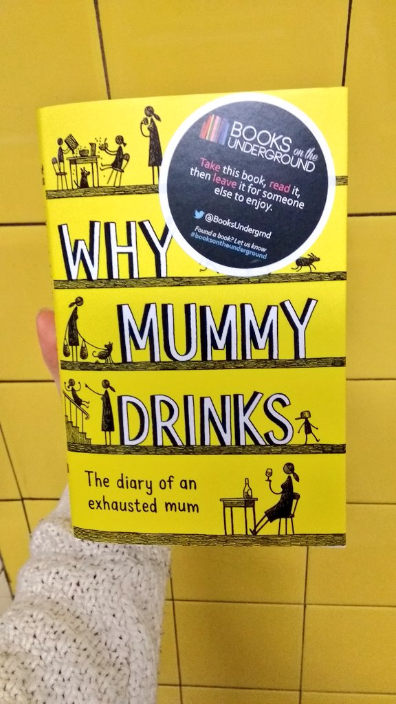 As the end of #SoberOctober approaches, find copies of #WhyMummyDrinks on the tube today and get ready for a decidedly sozzled November!