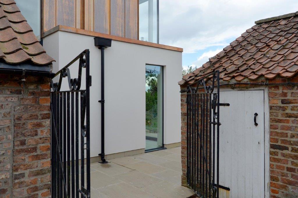 The copper extension at Brafferton really creating a modern twist to the Old Vicarage