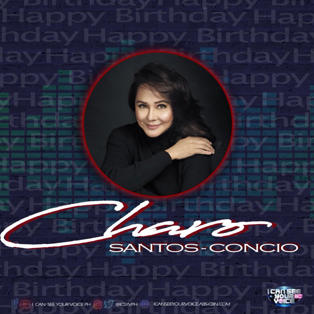 Happy Birthday Ms. Charo Santos-Concio. Labyu po.    