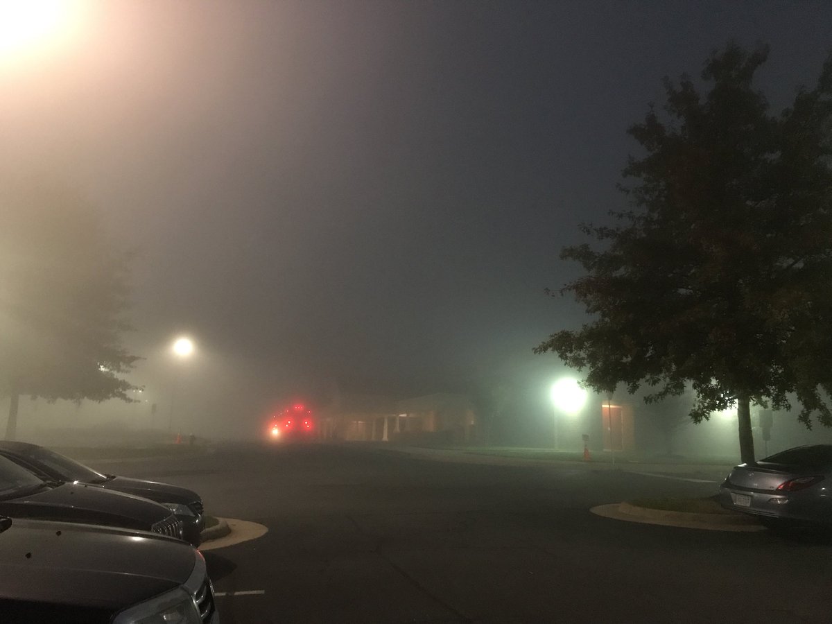 There’s a little bit of fog around RB this morning. #happyfriday #becareful