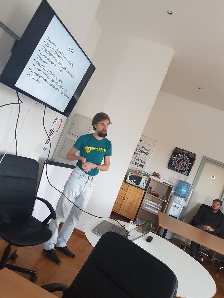 wsdotagency's tweet photo. Alex talking about #Drupal and #security @wsdotagency https://t.co/UhivgB8a2v