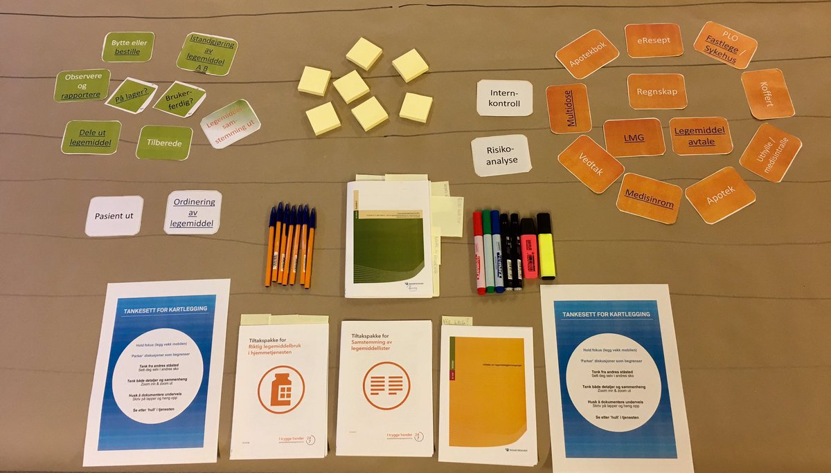 ronnybjornevag's tweet photo. Alt klart for #SAMVEIS metode for #tjenestedesign i håndtering av risiko i #legemiddelhåndtering #velferdsteknologi #ehelse #innovasjon https://t.co/m6HeafGUwV