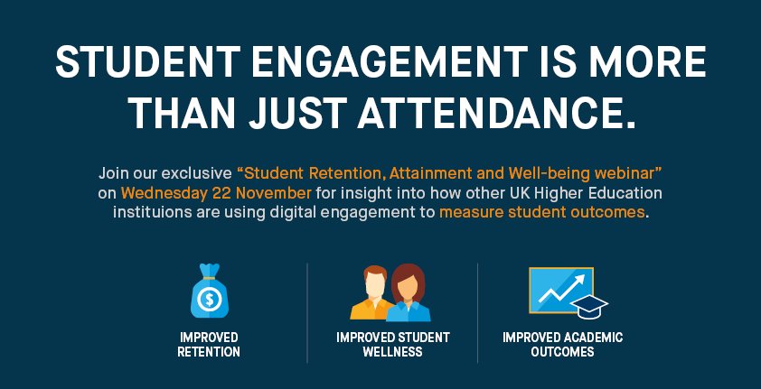 SolutionpathEDU's tweet image. Join our short webinar for insight into how other UK HE institutions are using Digital Engagement #LearnerAnalytics bit.ly/2y8byLF