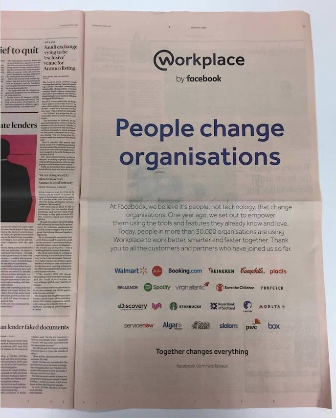 muscimol121291's tweet photo. Proud that Reliance Group is recognised globally as an innovative company to adopt Workplace by Facebook, empowering people with technology. https://t.co/D1GchMp3cZ