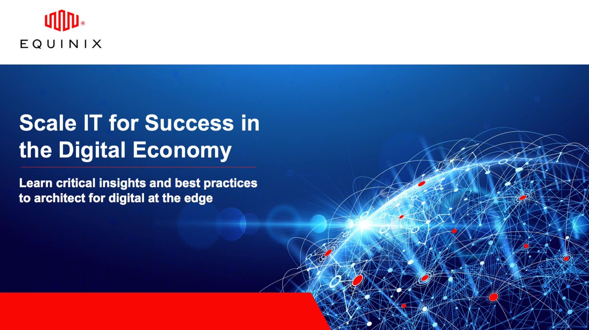 Equinix's tweet photo. See how firms are turning digital disruption into opportunity with #interconnection. Join @Joeweinman &amp; @sravisha 2 Nov at 10am #GartnerSYM https://t.co/bpy73tEkMd