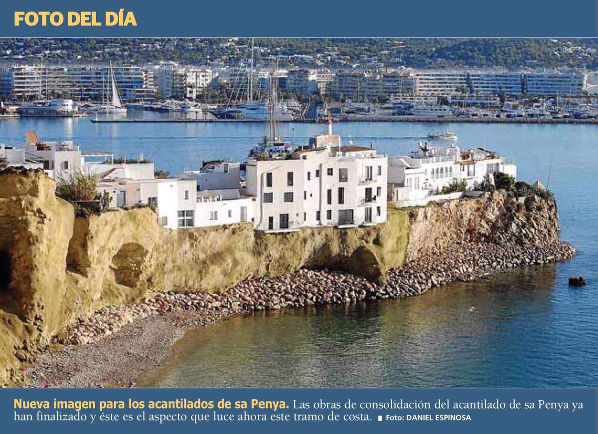 JVMariBoso's tweet photo. ✅Inversión @mapamagob refuerzo Baix sa Penya. Resolviendo problemas de hace años Seguimos!!#AdministracionesEficaces vía @periodicibiza https://t.co/yddGeDDbTH