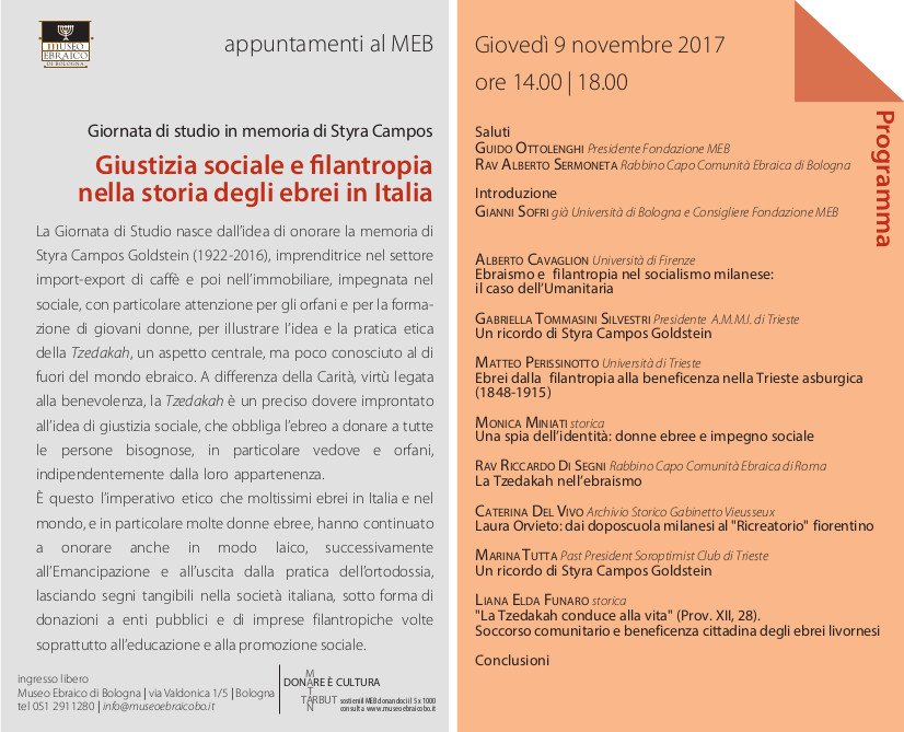 <a href="/museoebraicobo/">museoebraicobo</a> convegno filantropia 9 novembre 2017