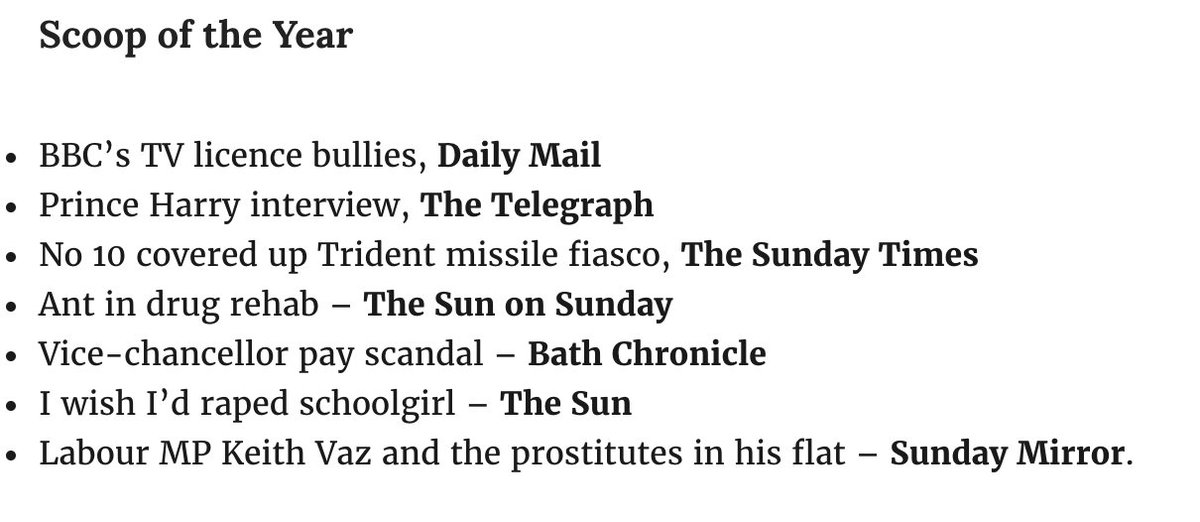 Paulwiltshire's tweet image. Mentioned this y'day, but worth another go. Incredible achievement by @sampetherick for @BathChron to make shortlist
pressgazette.co.uk/finalists-reve…