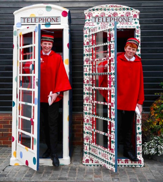 bicestervillage's tweet photo. Who has spotted our new @EmmaBridgewater wrapped phone boxes? Share your photos with us using #bicestervillage! https://t.co/VoCiQwoMsf