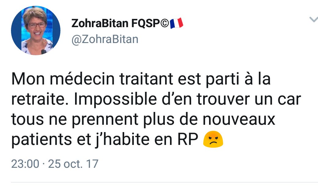 Fraslin's tweet photo. Pénurie de médecins traitants ?
https://t.co/pEDmqFNb6I 
Lysiane n'a rien compris à cette crise et ajoute une couche de #medbashing https://t.co/fjYL1b8KOr