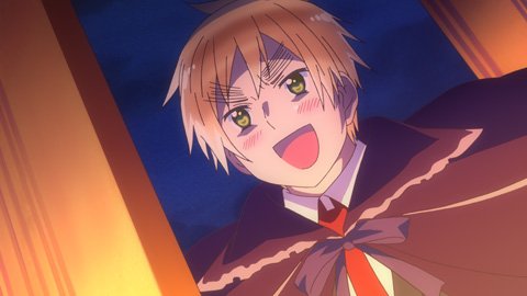 バンダイチャンネル公式 ハロウィン特集 ヘタリア The Beautiful World 第5期 第12話 めりーはろうぃーん アメリカの強引な誘いでハロウィーンに呼ばれた日本だったがそこは恐怖の館 バンダイチャンネル ヘタリア T Co Plexyal7ow