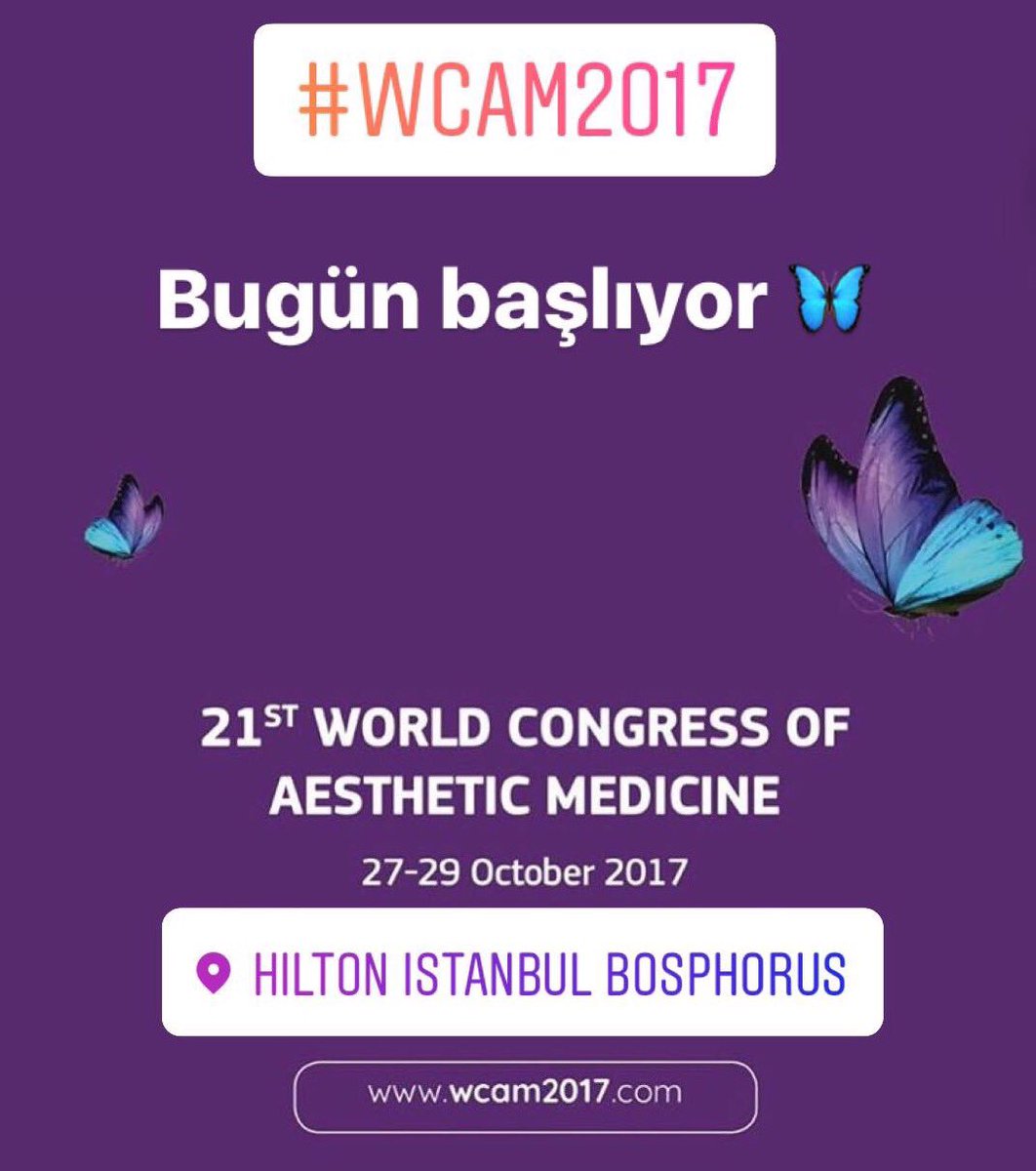 Maki_clips's tweet photo. We are hosting 21st World Congress of Aesthetic Medicine @ Hilton Istanbul Bosphorus Convention & Exhibition Center! #WCAM2017 https://t.co/lw6VIugh9X