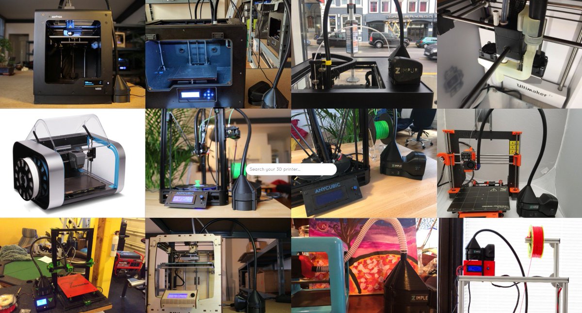 Zimple3D's tweet photo. #Zimpure will perfectly fit all your #3DPrinter : #Zortrax, #Ultimaker, #Prusa, #Raise, and many others! #Kicksarter https://t.co/ZP2T3R5rmw https://t.co/sEIF5C12Ey