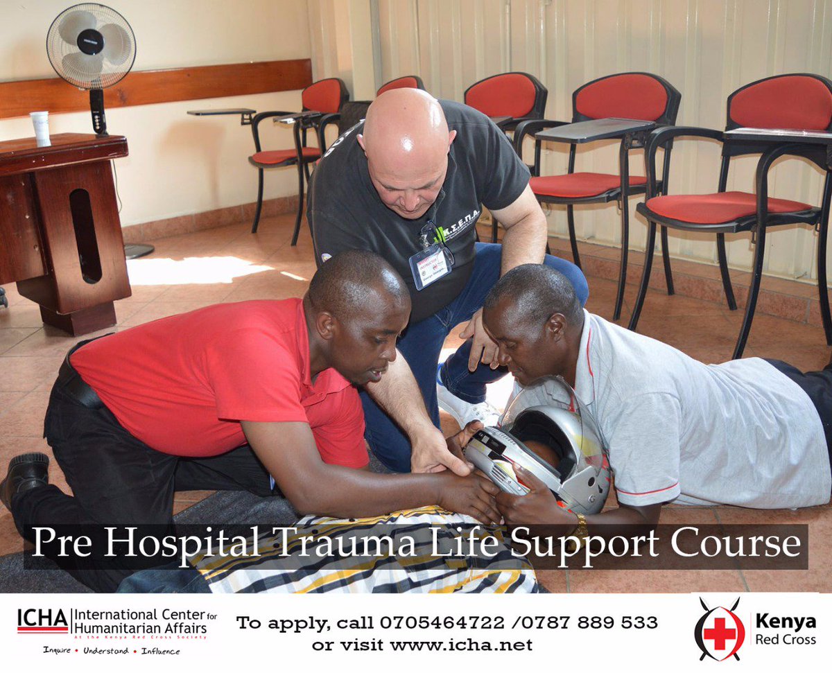 Pre Hospital Trauma Life Support course available &amp; open to all who take part in emergency medical services. Date: 1- 3 Nov. Cost:Ksh 20,000