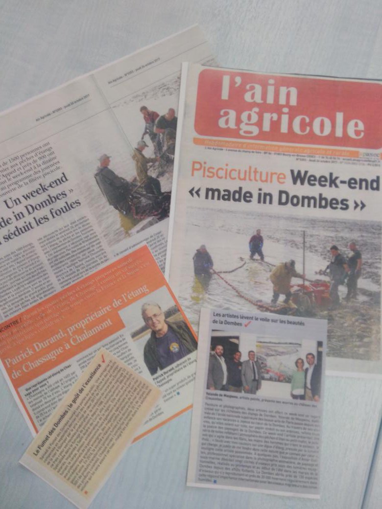 PoissonAURA's tweet photo. Superbe couverture de la #journee #decouverte par l @LAinAgricole 
Merci pour les articles 😊 https://t.co/3GsBl8tkC8