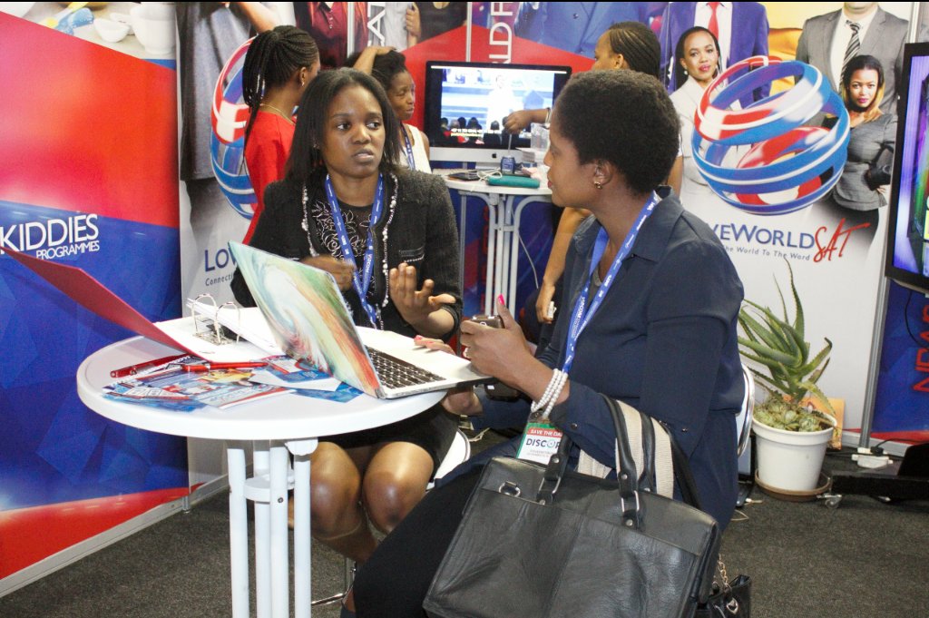 lwsat's tweet photo. LoveWorldSAT Exhibition Stand at the International Broadcasters Convention [DISCOP] taking place in Sandton, Convention Center

#discop2017 https://t.co/B16hsWeBY3