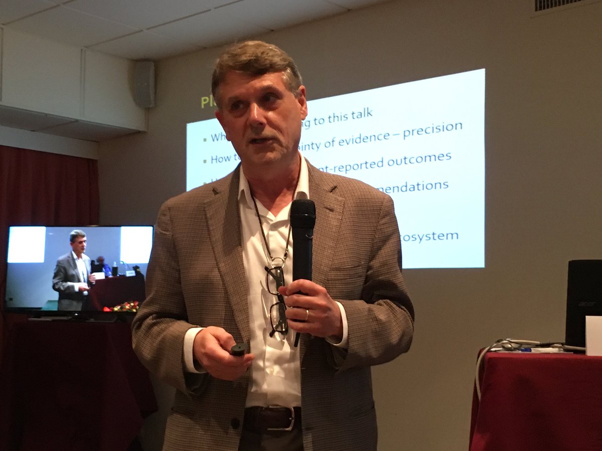 Cartabellotta's tweet image. #EBHC2017: #Guyatt recent innovation on #GRADE @GRADE_McMaster @USGRADEnet @schunemann_mac @BMJ_CE