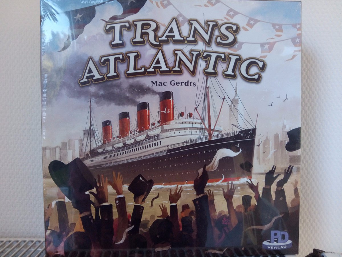 ExpertGameAward's tweet photo. All my thanks to #PDVerlag, Publisher of Trans Atlantic for our copy. Always a pleasure to test a Mark #Gerdts game. Ready to ship. https://t.co/y78vxczCdM