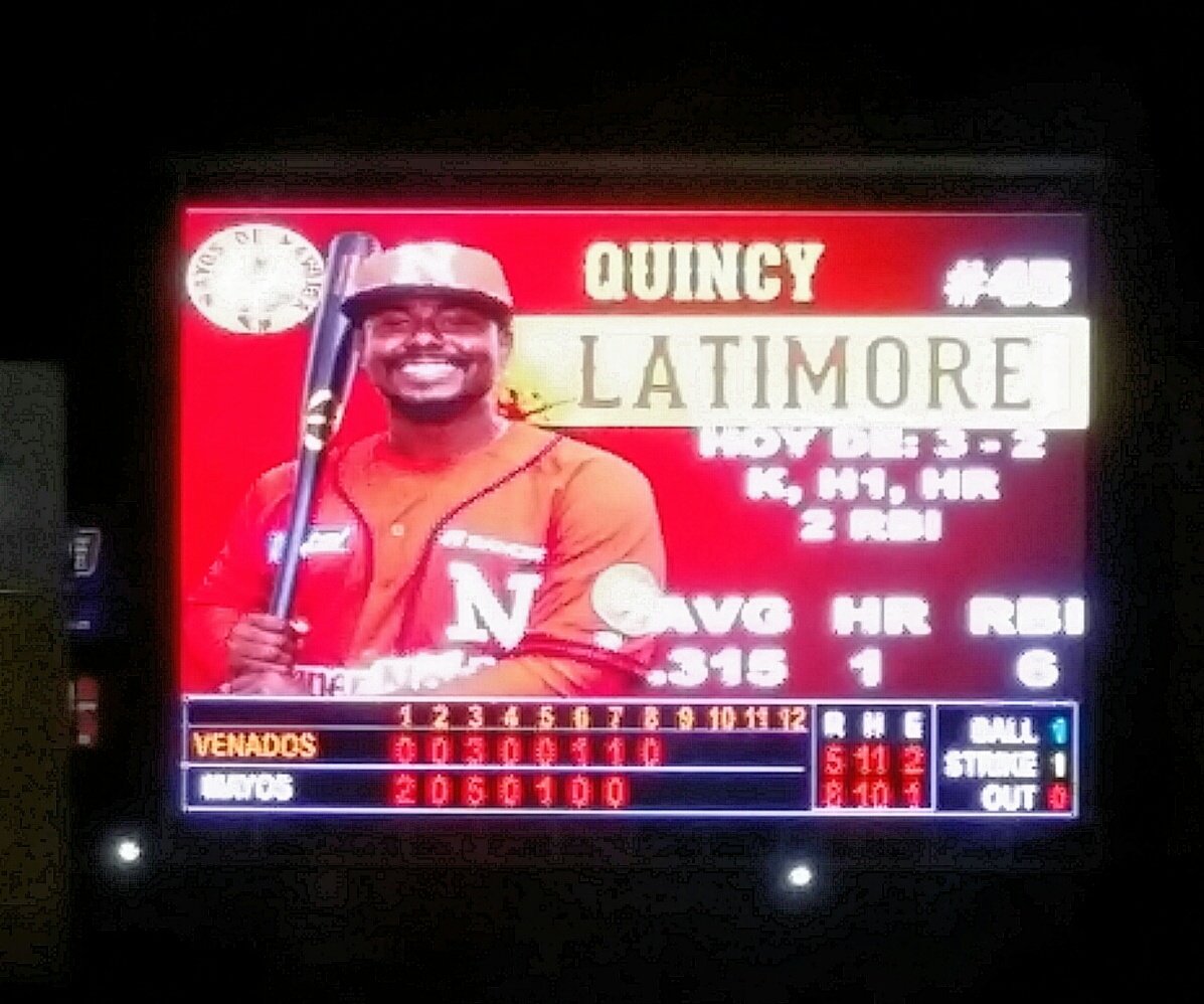 Congrats <a href="/2qlat2/">Quincy Latimore</a> !! 
1st HR of the season 💪⚾
#CucamongaPower