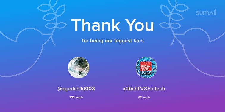 NodeSystems's tweet photo. Our biggest fans this week: @agedchild003, @RichTVXFintech. Thank you! via https://t.co/hRdf8pn6X1 https://t.co/w4Bth5IkI1